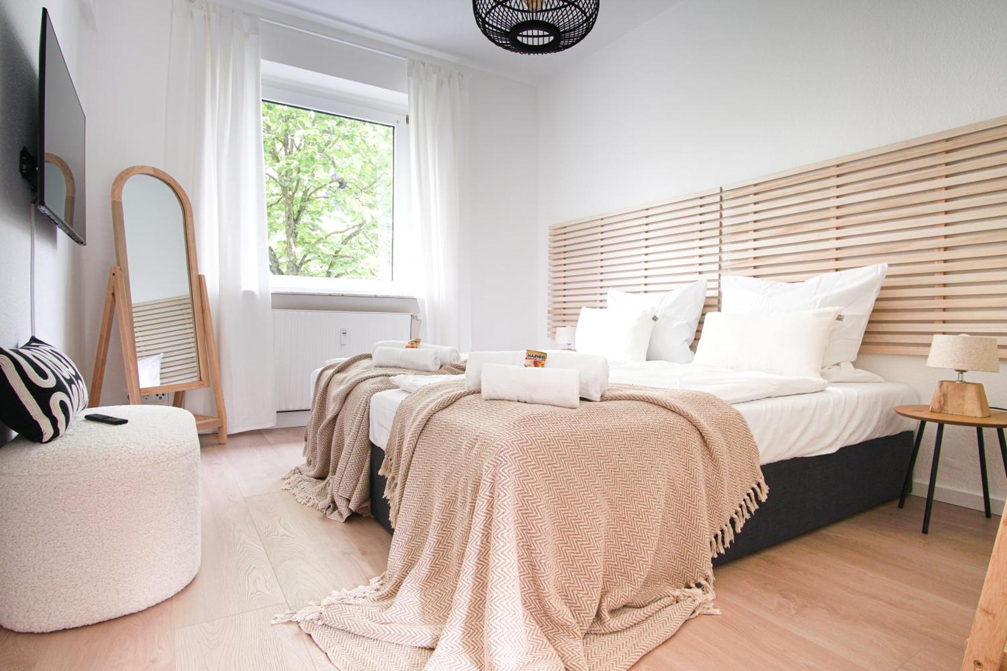 Homefy Balcony Apartment - Up To 4 People - Close To Fair - Free Parking Essen Eksteriør billede